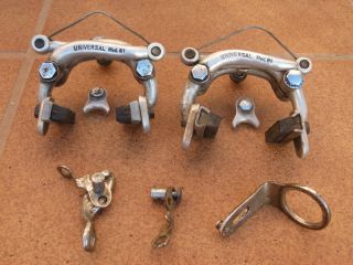 BRAKES UNIVERSAL MOD 61 GREAT CONDITION OLIMPIC PADS