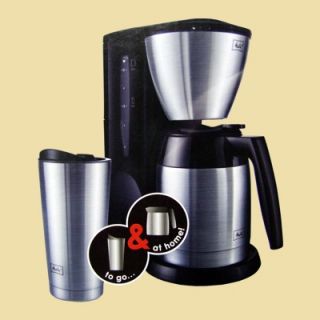 Kaffeemaschine Single 5 Therm M 728 bk sst   inkl. Thermobecher