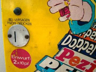 PEZ Original Automat 60er 70er Jahre 5 Schächten Schacht vending
