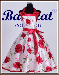 C715 50er Jahre Rockabilly Tanzkleid Vintage Petticoat 34   48 oder