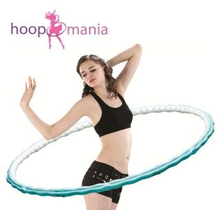 Hoopomania® Slim Hoop, Hula Hoop mit 63 Massagenoppen 0.72kg