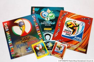 Panini WORLD CUP COLLECTOR PACKAGE, je 1 x DISPLAY BOX + ALBUM 2002