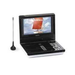 Lenco DVP 741 portabler DVD Player mit DVB T 17,5cm 7 Display