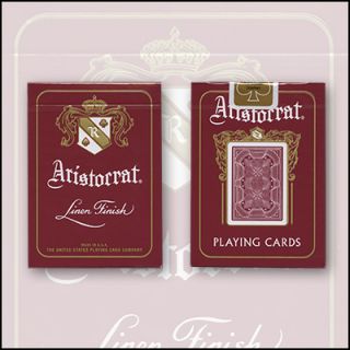 Bicycle Aristocrat 727 Bank Note Playing Cards, Red