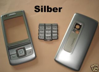 Handyschale   Cover   Nokia 6280 Silber + Tastatur