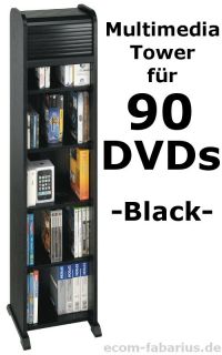 DVD Schrank Turm Regal Aufbewahrung Vitrine Blu Ray Box