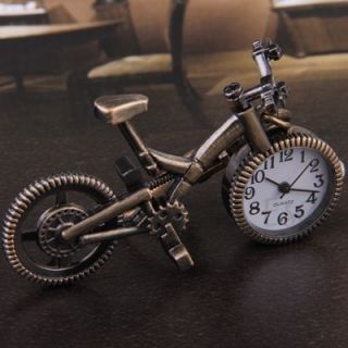 Bronze Fahrrad Uhr Schlüsselring Schlüsselanhänger Karabiner CHARMS