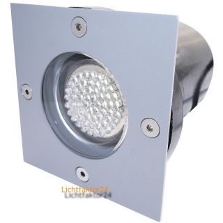 Sets Bodenstrahler Terra 12Volt + 3W LEDs Stabil + begehbar IP67