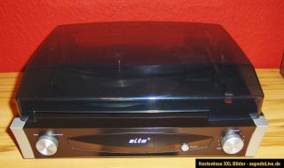OVP Elta 2950 Stereo Plattenspieler mit Verstärker + Lautsprechern