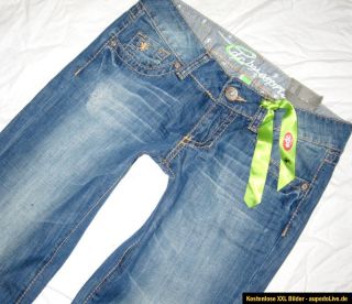 NEU EDC by ESPRIT ° PLAY Hüft Jeans W28 Gr 36 38 USED DEluxe Hose