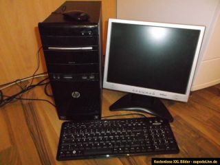 PC Komplettset , Rechner HP G 500 serie Monitor Belinea, Tastatur