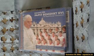 DVD Papst Benedikt, CD, Regensburger Domspatzen, Booklet signiert
