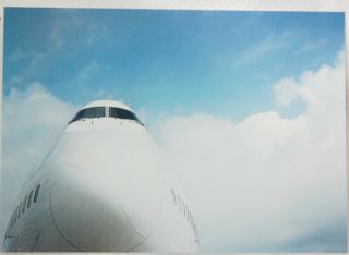 Boing 747 400 Lufthansa Postkarte 15x10,5 cm (Görlich)
