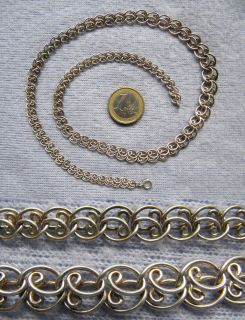 schickes antikes Collier Halskette echt Silber 835