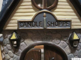 Partylite Teelichthaus Old World Village 1 Candle Shoppe