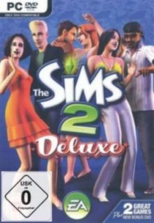 Die Sims 2 Deluxe (Hauptspiel+Add On Nightlife) *PC NEU