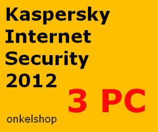 Kaspersky Internet Security 2012  3 PC  deutsch  mit Anleitung