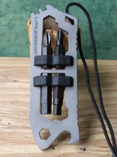 Messer Fahrtenmesser Leatherman MAKO TI Multitool mit Bits Made In USA