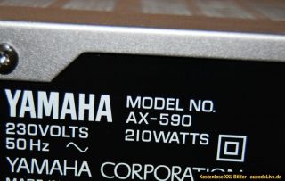 YAMAHA AX High End Verstärker Integrated Amplifier PreAmplifier