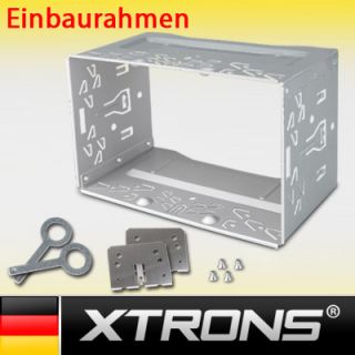Din Metall Universal Autoradio Einbaurahmen Einbau Rahmen XTRONS