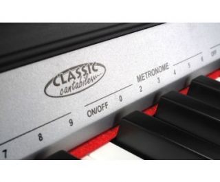 Classic Cantabile DP 4000 Digitalpiano Schwarz Hochglanz E Piano