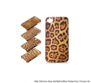 Schutz Hülle Tasche Cover Leopard Case Kunststoff Schutz Schale
