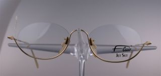FLAIR JetSet 762 Brille Brillengestell Gold, NEU