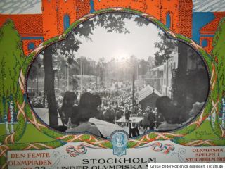 RAR Olympia Olympiade Olympische Spiele 1912 Gesamt Konv