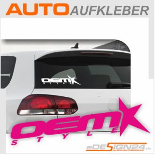 E154 Shocker DUB Style Aufkleber Sticker Auto VW