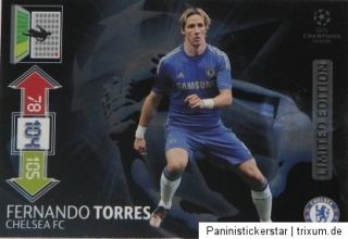 Torres FC Chelsea LIMITIERT Adrenalyn XL Champions League CL 2012 2013