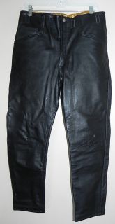 Vintage GOLDTOP Made in England Motorcycle riding leather pants 34