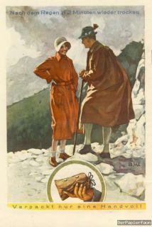 Klepper Rosenheim Regenmantel 24 S. Reklame 1932 DoX FN