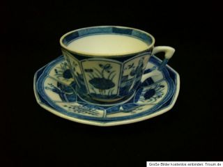 Aus Nachlass altes feines chinesisches Porzellan zwei Gedecke Tasse