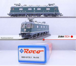 Roco 63735.1 E Lok Re 6/6 Linthal grün SBB, H0 GS Analog / 793