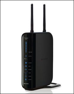 BELKIN F5D8235 4 802.11b/g/n N+ Wireless Gigabit Router with MIMO