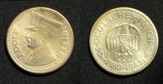 Münze Deutsches Reich Adolf Hitler