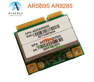 Atheros AR5B95 802.11n Wireless Micro Mini PCIE Card