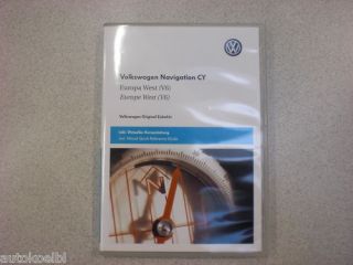 VW Navigation DVD Europa West V6.0 RNS 510 RNS 810