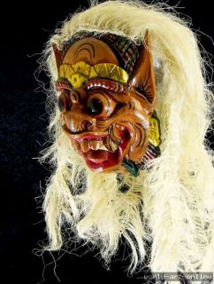 Barong Maske Bali Tanzmaske Holz Voodoo Masken Affenmaske Hanuman