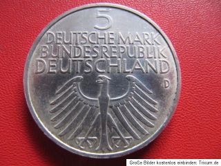 Deutschland 5 DM 1952D Germanisches Museum Silber Gedenkmünze