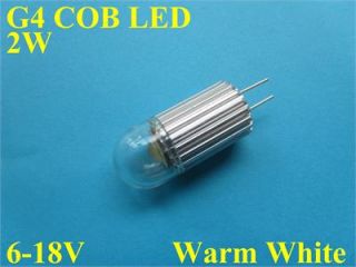G4 2W SMD COB LED Warm weiss Wohnung Lampe Birne Licht