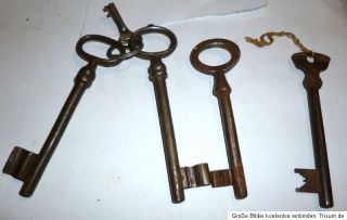 Stück alte Türschlüssel Schlüssel Barock Groß antik selten sehr