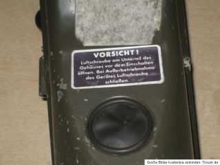 Bundeswehr  Funkgerät PRC   6/6 , frequenzmoduliert. Wurde als