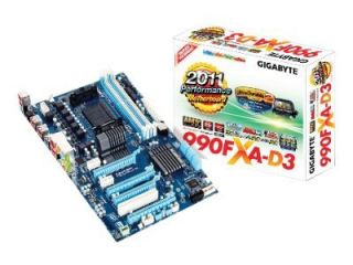 Mainboard ATX Gigabyte 990FXA D3 Sockel AM3+ USB 3.0 DDR3 AMD