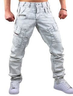 CIPO & BAXX Jeans C 833 CLUB DESIGN Hose weiß W30 L 32