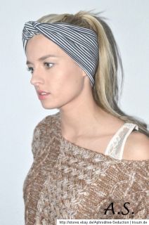 Turban Knoten Haarband Vintage Kopfschmuck Ohrenschützer Headband