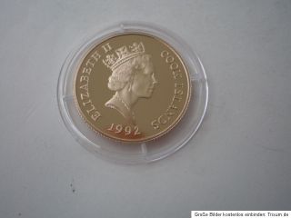 Cook Islands 50 Dollars Gold PP 1992 Kolibri (836)