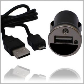 2in1 USB KFZ Adapter Ladegerät Datenkabel Sony Ericsson Xperia P 12