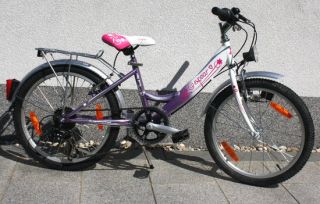 20 Zoll 50,8 cm Citybike Mädchenfahrrad Spear Shimano 7 Gang pink