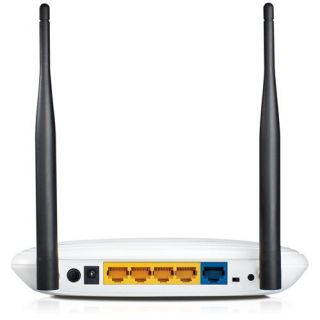 TP Link 4Port WLAN Router 300 Mbit WPS AP Draft N
